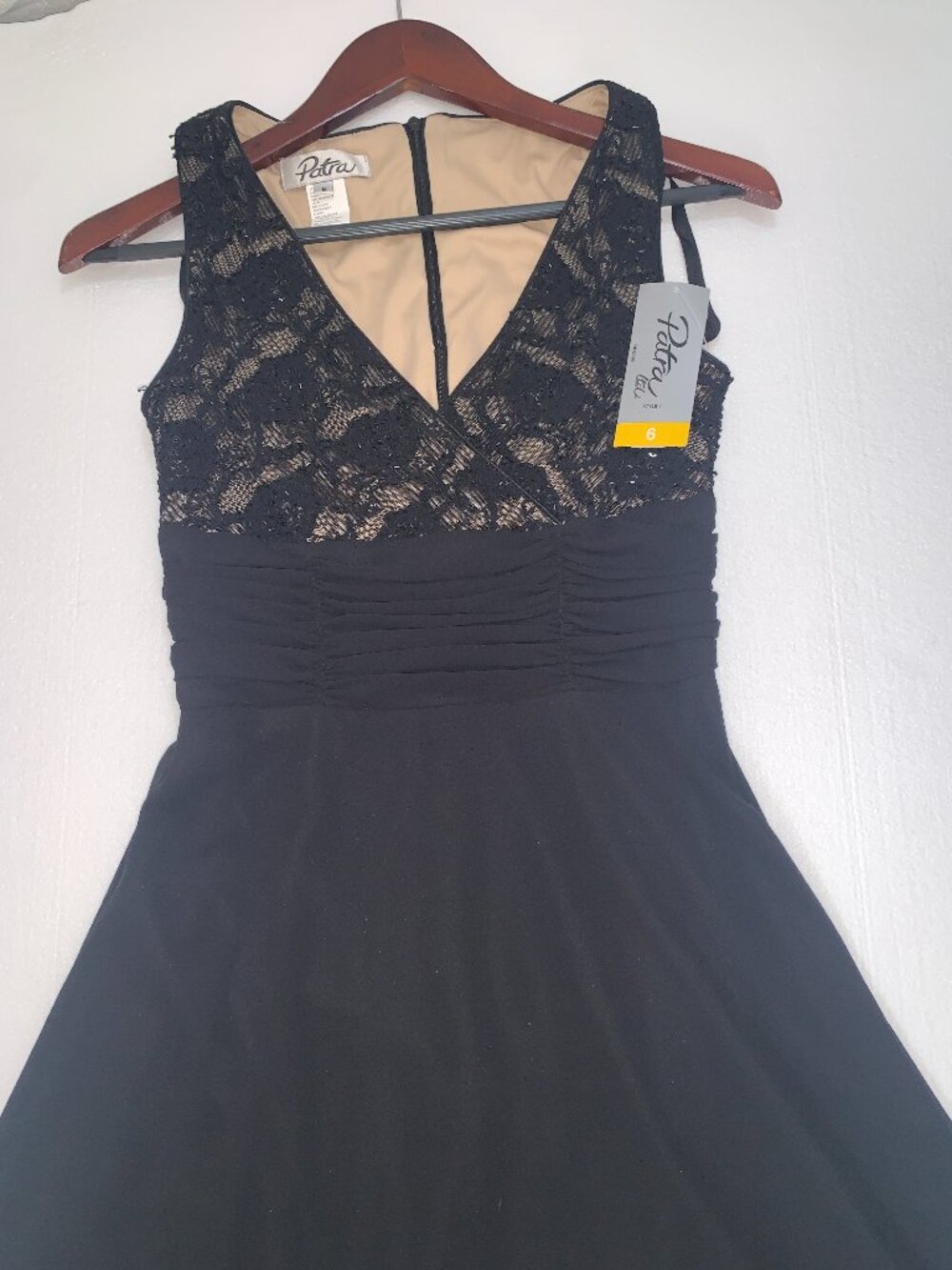 Patra Black Sleeveless Mini Dress